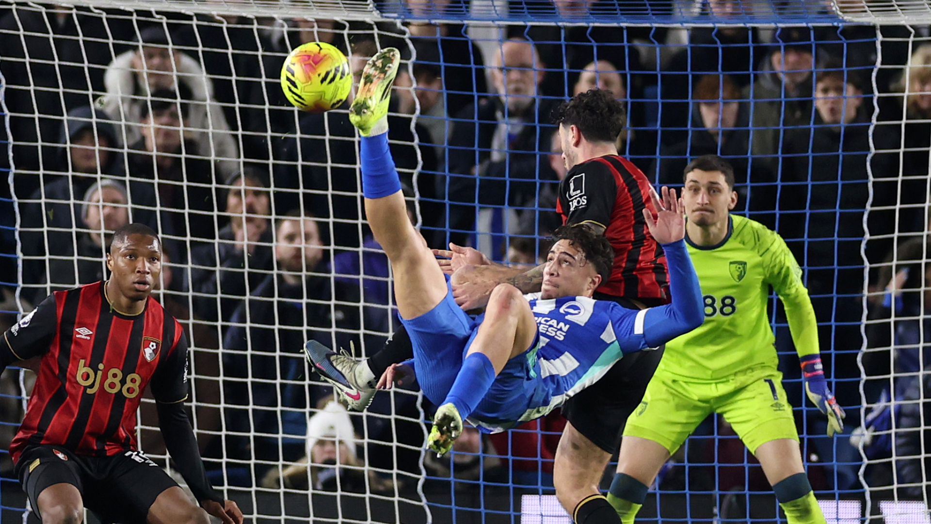 An-image-of-Kostulas-goal-versus-Bournemouth